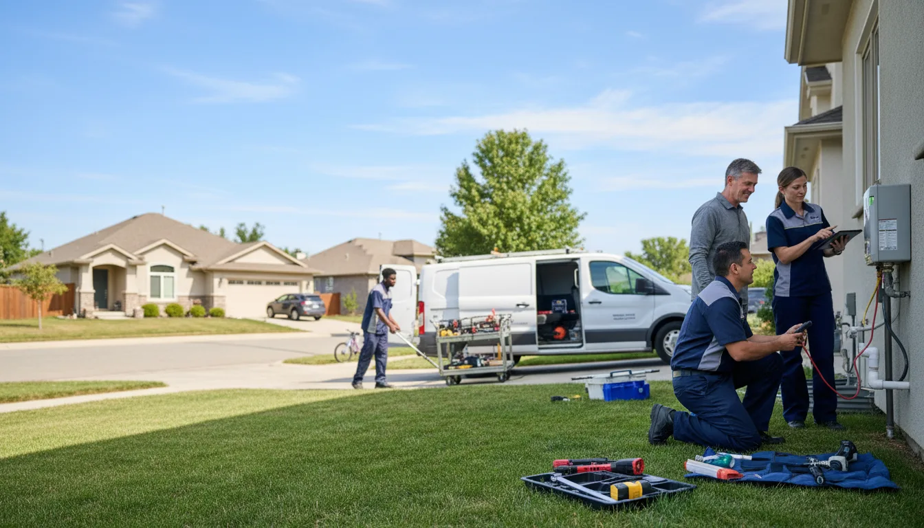 Tankless water heater service in Little Hocking, OH